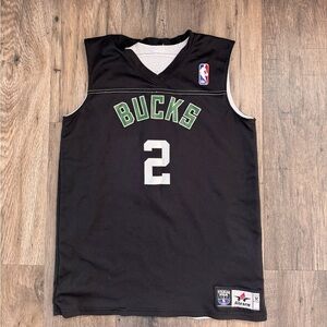 NBA Black and Green Milwaukee Bucks Jersey